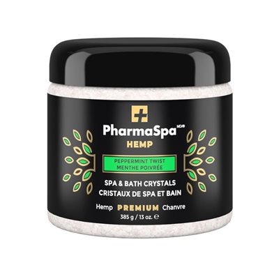Cristaux de spa menthe poivrée PharmaSpa Hemp Cristaux de spa menthe poivrée PharmaSpa Hemp